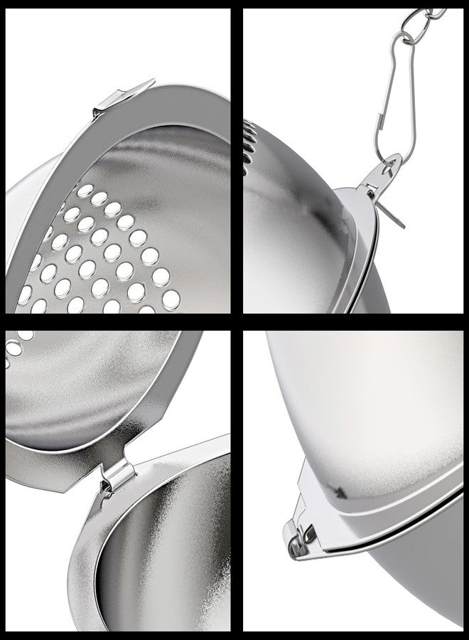 Lyxa SR 2 Pack Food Grade 304 Stainless Steel Mesh Tea Ball 2.1 Inch Tea Infuser Strainer Filter Diffuser for Loose Tea - Image 4